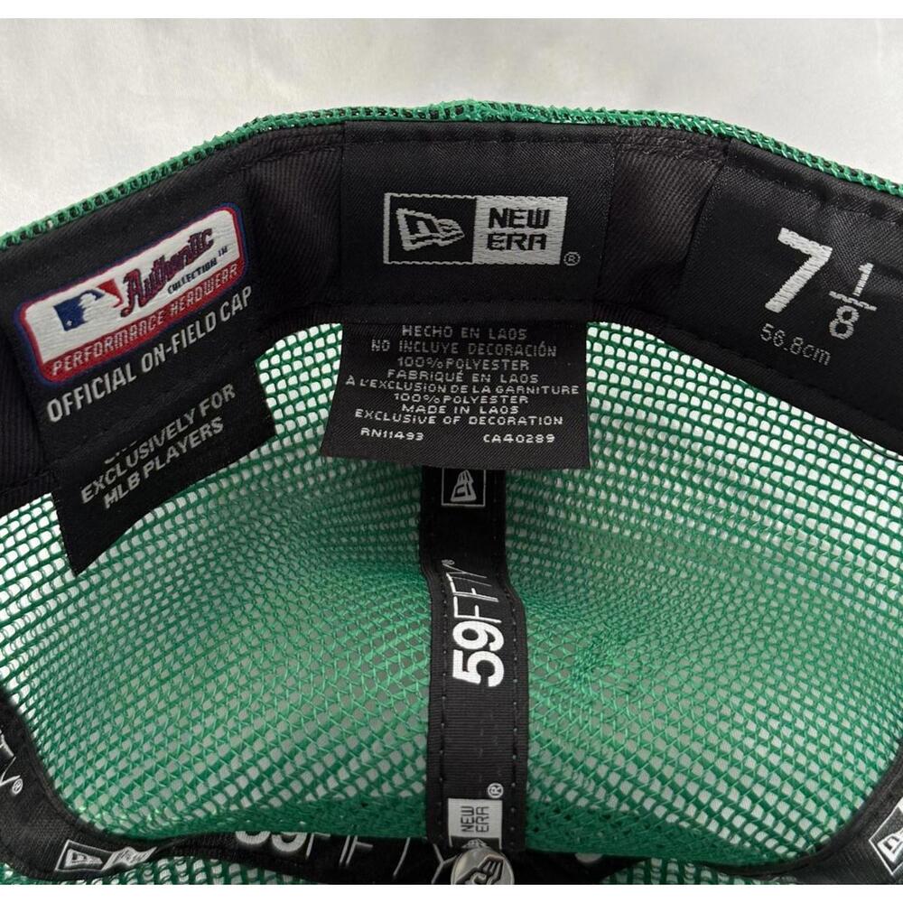 NWT New Era Chicago Cubs St. Patrick's Day 59FIFTY Fitted Hat 7 1/8 - Picture 8 of 9